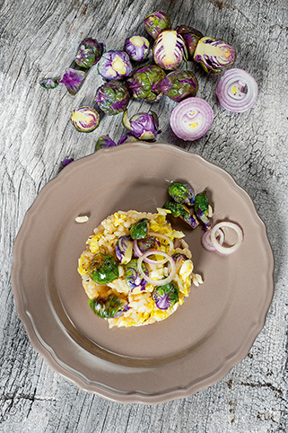 Brown rice risotto