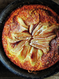 crispy pear cobbler winter table healthyaging.net
