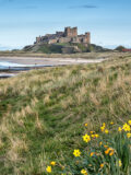 Bamburgh Castle in Northumberland England