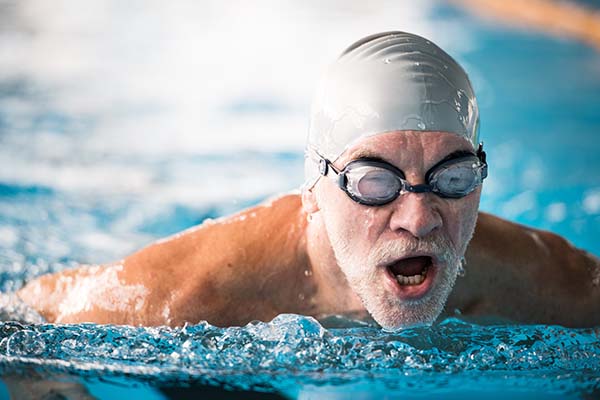 senior swimmer
