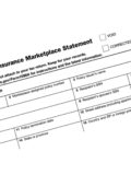Health insurance marketplace statement form 1095-A
