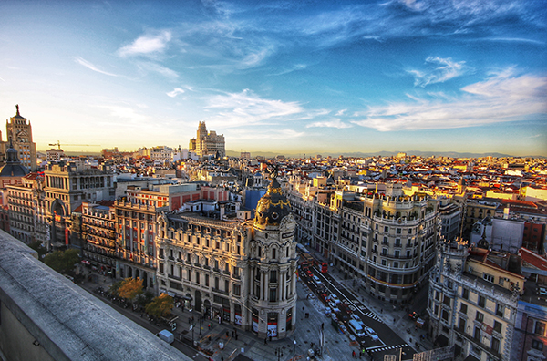 Madrid skyline