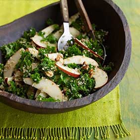 Kale-Pear-and-Bulgur-Salad_credit-Sheri-Giblin.Dash Diet