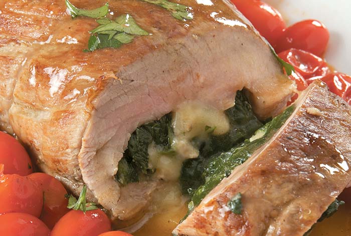 Jacques Pepin Stuffed Pork Tenderloin
