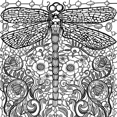 Tiffany Glass Coloring Book