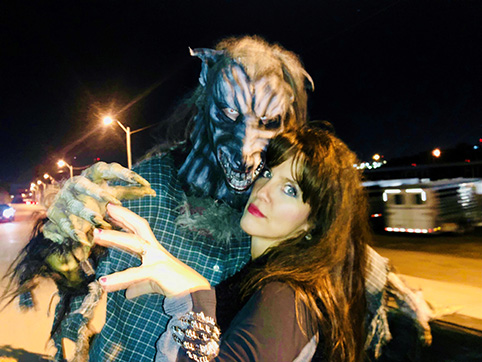 Amber Arnett-Bequeaith, aka Queen of Haunts.