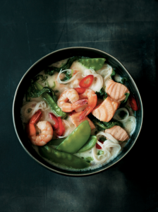 Tai fish soup from Pinnock's recipe.